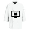 Button Chef Coat with Thermometer Pocket Thumbnail