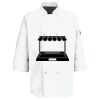 Button Chef Coat with Thermometer Pocket Thumbnail