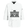 Button Chef Coat with Thermometer Pocket Thumbnail