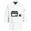 Button Chef Coat with Thermometer Pocket Thumbnail