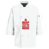 Button Chef Coat with Thermometer Pocket Thumbnail