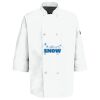 Button Chef Coat with Thermometer Pocket Thumbnail