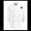 Eight Pearl Button Chef Coat - Tall Sizes Thumbnail