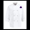 Eight Pearl Button Chef Coat - Tall Sizes Thumbnail