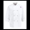 Eight Pearl Button Chef Coat - Tall Sizes Thumbnail