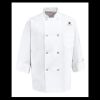 Eight Pearl Button Chef Coat - Tall Sizes Thumbnail