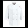 Eight Pearl Button Chef Coat - Tall Sizes Thumbnail