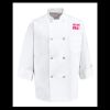 Eight Pearl Button Chef Coat - Tall Sizes Thumbnail