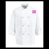 Eight Pearl Button Chef Coat - Tall Sizes Thumbnail