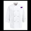 Eight Pearl Button Chef Coat - Tall Sizes Thumbnail