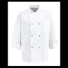 Eight Pearl Button Chef Coat - Tall Sizes Thumbnail