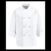 Eight Pearl Button Chef Coat - Tall Sizes Thumbnail