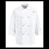 Eight Pearl Button Chef Coat - Tall Sizes Thumbnail