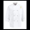 Eight Pearl Button Chef Coat - Tall Sizes Thumbnail