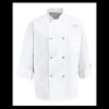 Eight Pearl Button Chef Coat - Tall Sizes Thumbnail