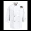 Eight Pearl Button Chef Coat - Tall Sizes Thumbnail