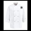 Eight Pearl Button Chef Coat - Tall Sizes Thumbnail