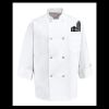 Eight Pearl Button Chef Coat - Tall Sizes Thumbnail