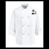 Eight Pearl Button Chef Coat - Tall Sizes Thumbnail